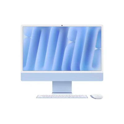 Apple iMAC 24" Retina 4.5k/ Apple M4 (CPU 8-core, GPU 8-core, Neural Engine16-core)/16GB/256GB - Blue - INT KB (2024)