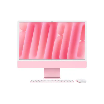 Apple iMAC 24" Retina 4.5k/ Apple M4 (CPU 8-core, GPU 8-core, Neural Engine16-core)/16GB/256GB - Pink - INT KB (2024)