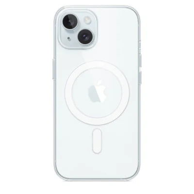 APPLE iPhone 15 Clear Carcasă cu MagSafe, Transparent