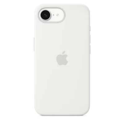 APPLE iPhone 16e Silicone Carcasă - White, White