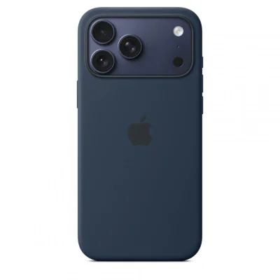 APPLE iPhone 17 Pro Max Silicone Carcasă cu MagSafe - Midnight, Midnight