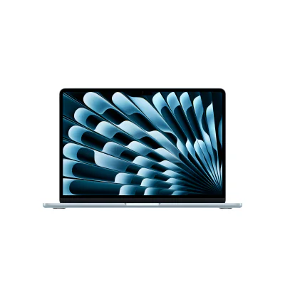 Apple MacBook Air 13.6" M5, 10 nuclee CPU, 10 nuclee GPU, 16 GB RAM, 1 TB SSD, Touch ID, tastatură DE, Sky Blue