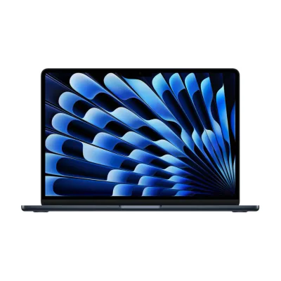 Apple MacBook Air 13.6" M5, 10 nuclee CPU, 10 nuclee GPU, 16 GB RAM, 512 GB SSD, Touch ID, tastatură UK INT, Midnight