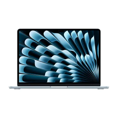 Apple MacBook Air 13.6" M5, 10 nuclee CPU, 10 nuclee GPU, 16 GB RAM, 512 GB SSD, Touch ID, tastatură UK INT, Sky Blue