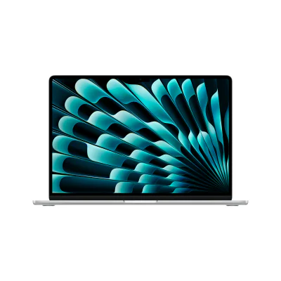 Apple MacBook Air 15.3" M5, 10 nuclee CPU, 10 nuclee GPU, 16 GB RAM, 1 TB SSD, Touch ID, tastatură DE, Silver