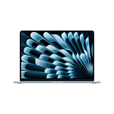 Apple MacBook Air 15.3" M5, 10 nuclee CPU, 10 nuclee GPU, 16 GB RAM, 1 TB SSD, Touch ID, tastatură DE, Sky Blue