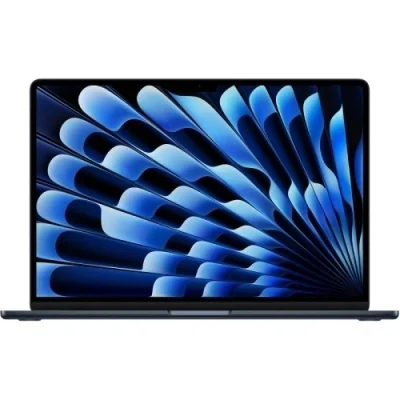 Apple MacBook Air 15.3" M5, 10 nuclee CPU, 10 nuclee GPU, 24 GB RAM, 512 GB SSD, Touch ID, tastatură US INT, Midnight