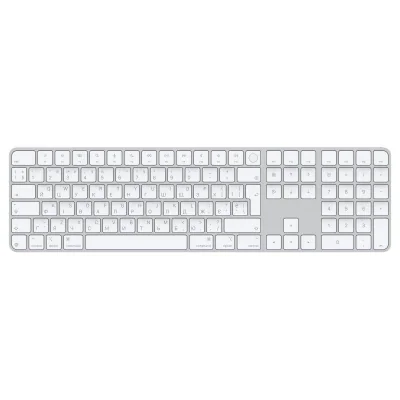Apple Magic Keyboard with Touch ID and Numeric Keypad for Mac models with Apple silicon - Ukrainian - White Keys