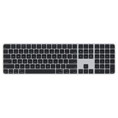 APPLE Magic Tastatură (2024) w Touch ID și Numeric Keypad - US English - Black Keys, Black