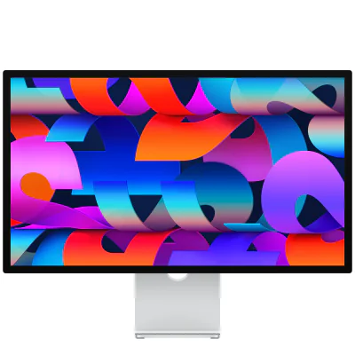 Apple Studio Display 27" 5K, sticlă standard, suport reglabil pe înclinare și înălțime, Silver