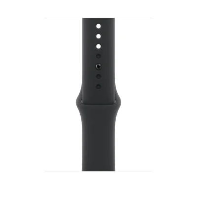Apple Watch 46mm Sport Band:  Black Sport Band - S/M