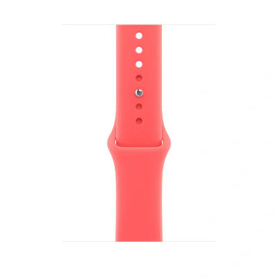 Apple Watch 46mm Sport Band: Bright Guava Sport Band - S/M