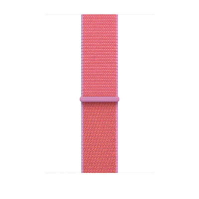 Apple Watch 46mm Sport Loop: Bright Guava Sport Loop