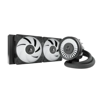 ARCTIC Liquid Freezer III Pro 240 A-RGB - Multi Compatible All-in-One CPU Water Cooler with A-RGB Black, All-in-one liquid cooler, 12 cm, 131 m³/h, Black, White