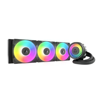 ARCTIC Liquid Freezer III Pro 360 A-RGB - Multi Compatible All-in-One CPU Water Cooler with A-RGB, All-in-one liquid cooler, 12 cm, 131 m³/h, Black
