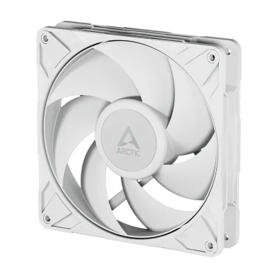 ARCTIC P14 Pro PST (White) 140 mm PWM Fan with Cable Splitter, Fan, 14 cm, 400 RPM, 2500 RPM, 186 m³/h, White