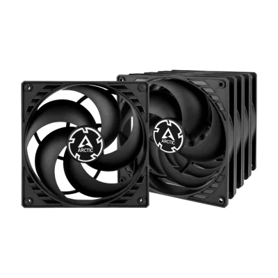 ARCTIC P14 Value Pack, Fan, 14 cm, 1700 RPM, 0.3 sone, 123.76 m³/h, Black