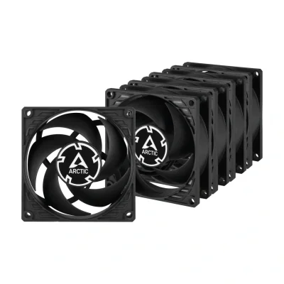 ARCTIC P8 PWM PST Value Pack - Pressure-optimised 80 mm Fan with PWM PST, Fan, 8 cm, 200 RPM, 3000 RPM, 0.3 sone, 40.3 m³/h