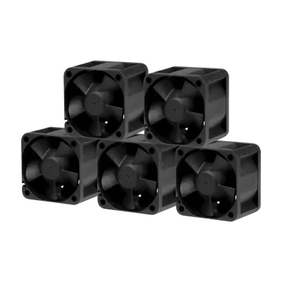 ARCTIC S4028-15K - 40 mm Server Fan | Value Pack, Fan, 4 cm, 1400 RPM, 15000 RPM, 32.67 m³/h, Black