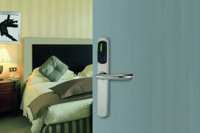 ARIES SMART 2.O. Set maner electronic, IP54, sofware ARGO/RFID.13,56 MHz. BLUETOOTH SMART 5.0, 2 baterii(durata max 2 ani/max 20.000 de cicluri), fara buton privacy, gestionare cu smartphone, card, tag, memorie 300 utilizatori, memorie ultimile 1000 