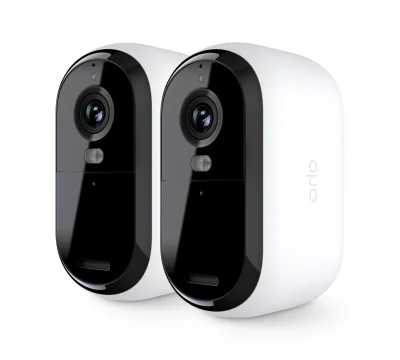 Arlo Essential (Gen.3) 2K Security Camera - 2 Camera Kit - White