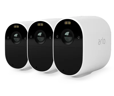 Arlo Essential Outdoor Security Camera - 3 Camera Kit - (Base station not included) - White