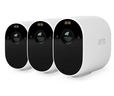 Arlo Essential Outdoor Security Camera - 3 Camera Kit - (Base station not included) - White