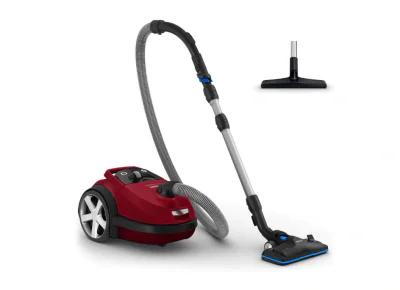 Aspirator cu sac Philips FC8781/09, 650 W, capacitate colectare 4 L, 21.5 kWh/an, rosu