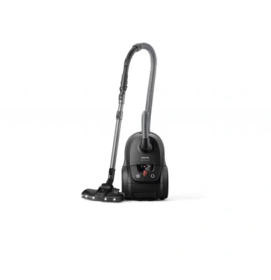 Aspirator Philips XD8122/10, filtrare HEPA, negru, 900W, 4l
