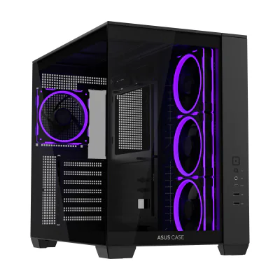 ASUS A32 PLUS, Midi Tower, PC, Black, ATX, micro ATX, Mini-ITX, Metal, Gaming