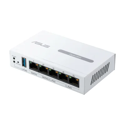 ASUS ExpertWiFi EBG15, Ethernet WAN, Gigabit Ethernet, White