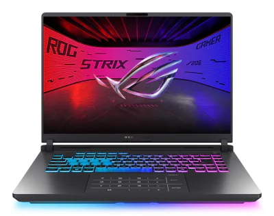 Laptop Gaming ASUS ROG Strix G16, cu procesor Intel Core Ultra 7 255HX, 16'' IPS, 32 GB DDR5, 1 TB SSD, NVIDIA GeForce RTX 5070 Ti 12GB GDDR7, Fara OS, 3 ani Garantie