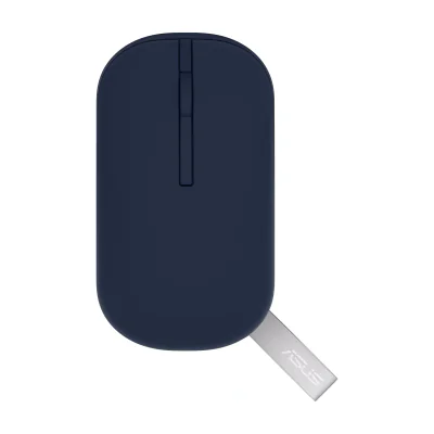 ASUS Marshmallow MD100, Ambidextrous, Optical, RF Wireless + Bluetooth, 1600 DPI, Blue