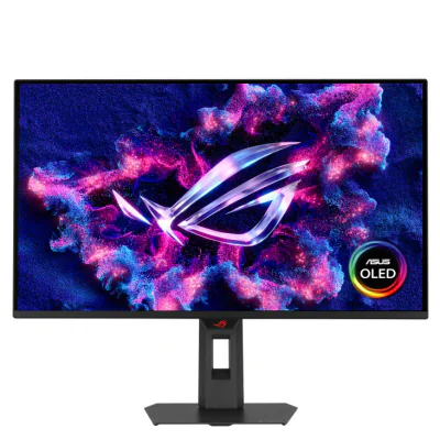 Monitor Gaming QD-OLED ASUS ROG Strix OLED 26.5" XG27AQDMES, QHD (2560 x 1440), HDMI, DisplayPort, Pivot, 240 Hz, 0.03 ms (Negru) "90LM0C80-B01171"