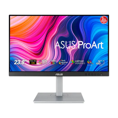 ASUS PA247CV, 60.5 cm (23.8"), 1920 x 1080 pixels, Full HD, LED, 5 ms, Black, Silver