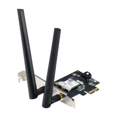 ASUS PCE-AXE5400, Internal, Wireless, PCI Express, WLAN, Wi-Fi 6E (802.11ax), 2402 Mbit/s