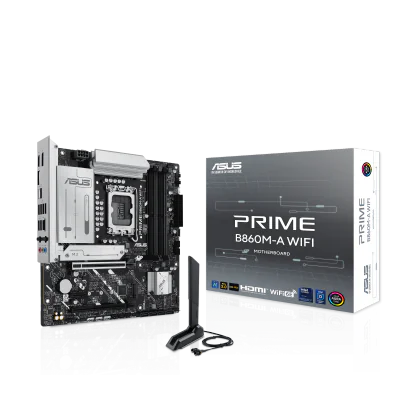 Placa de baza ASUS PRIME B860M-A WIFI, Socket 1851, DDR5, Micro-ATX