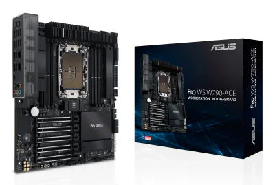 ASUS PRO WS W790-ACE, Intel, LGA 4677 (Socket E), Intel Xeon W, W-3400, W-2400, DDR5-SDRAM, 2 TB