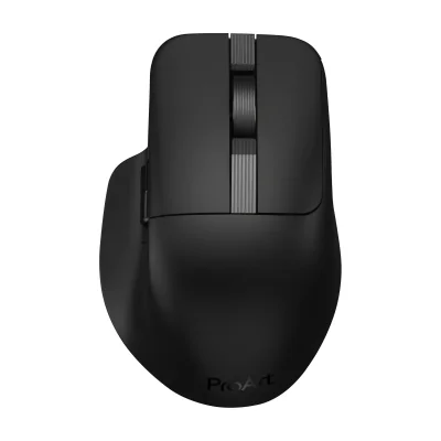 ASUS ProArt Mouse MD301, Right-hand, Optical, RF Wireless + Bluetooth + USB Type-A, 8000 DPI, Black