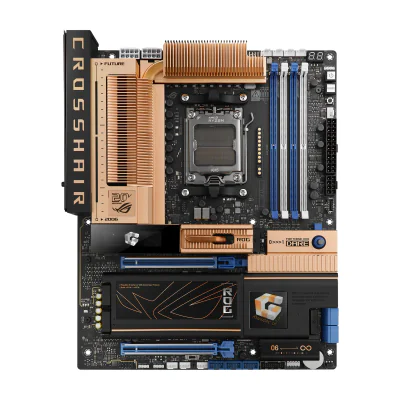 ASUS ROG CROSSHAIR 2006, AMD, Socket AM5, AMD Ryzen 7000 Series, AMD Ryzen 8000 Series, AMD Ryzen 9000 Series, Socket AM5, DDR5-SDRAM, 256 GB