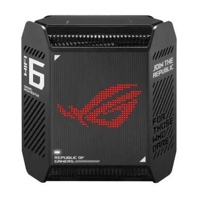 ASUS ROG Rapture GT6 AX10000 AiMesh 1 Pack, Black, Internal, Mesh router, Power, 538.8 m², Tri-band (2.4 GHz / 5 GHz / 5 GHz)