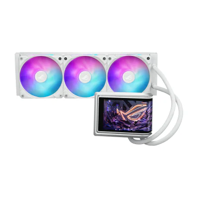 ASUS ROG RYUO IV 360 ARGB WHT, All-in-one liquid cooler, 12 cm, White