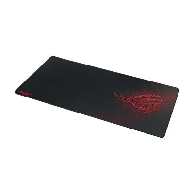 ASUS ROG Sheath, Black, Red, Image, Cloth, Rubber, Non-slip base, Gaming mouse pad