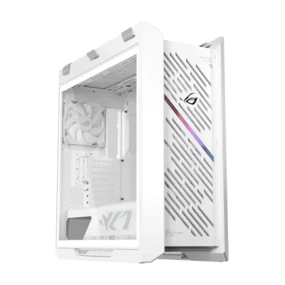 ASUS ROG Strix Helios II, Midi Tower, PC, White, ATX, EATX, micro ATX, Mini-ITX, Aluminium, Tempered glass, Gaming