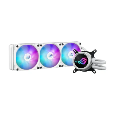 ASUS ROG Strix LC III 360 ARGB White Edition, All-in-one liquid cooler, 12 cm, White