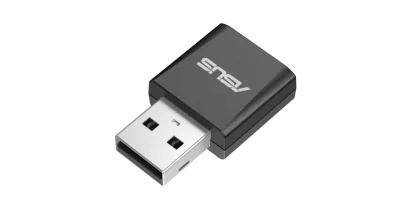 Asus Tri-band WiFi 7 Nano USB Adapter, 6GHz band, support 4096-QAM, Plug and play, Compatible with Windows® 10 & 11
