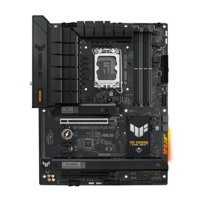 ASUS TUF Gaming B760-Plus WIFI, Intel, LGA 1700, Intel® Celeron®, Intel® Core™ i3, Intel® Core™ i5, Intel® Core™ i7, LGA 1700, DDR5-SDRAM, 128 GB