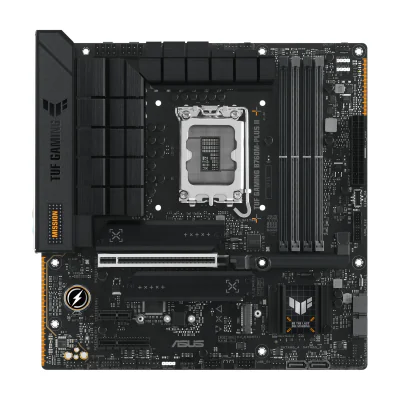 ASUS TUF GAMING B760M-PLUS II, Intel, LGA 1700, Intel® Celeron®, Intel® Pentium® Gold, Intel® Core™ i3, Intel® Core™ i5, Intel® Core™..., LGA 1700, DDR5-SDRAM, 192 GB