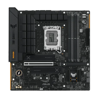 ASUS TUF GAMING B760M-PLUS II, Intel, LGA 1700, Intel® Celeron®, Intel® Pentium® Gold, Intel® Core™ i3, Intel® Core™ i5, Intel® Core™..., LGA 1700, DDR5-SDRAM, 192 GB