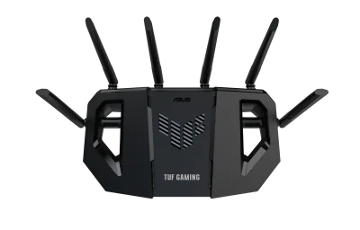 ASUS TUF Gaming BE6500 (TUF-BE6500). WAN connection type: RJ-45. Wi-Fi band: Dual-band (2.4 GHz / 5 GHz), Top Wi-Fi standard: Wi-Fi 7 (802.11be), WLAN data transfer rate (max): 6500 Mbit/s. Ethernet LAN interface type: 2.5 Gigabit Ethernet, VPN suppo